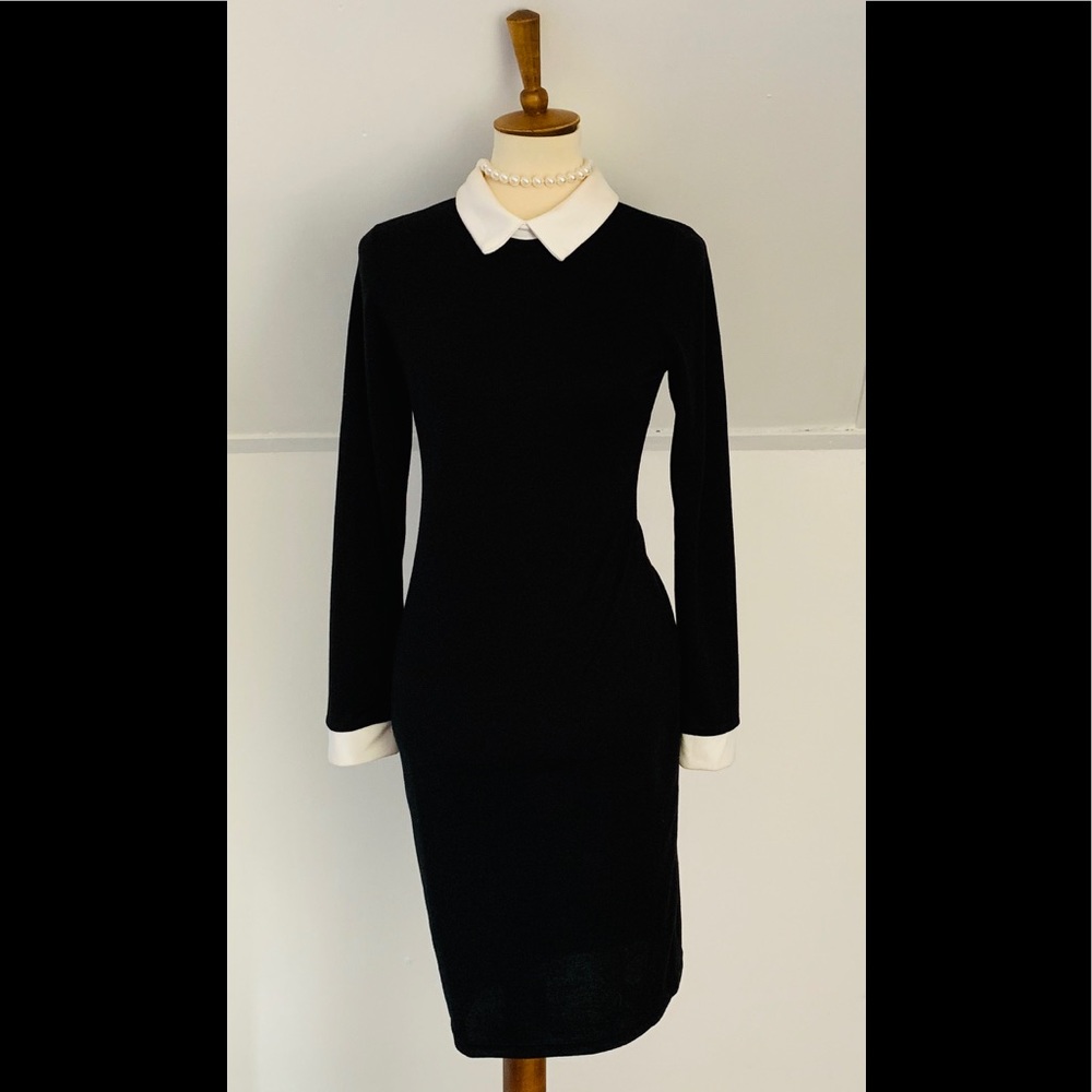 MIUSOL White Collared Dress